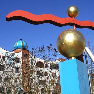 Detailansicht Hundertwasserschule