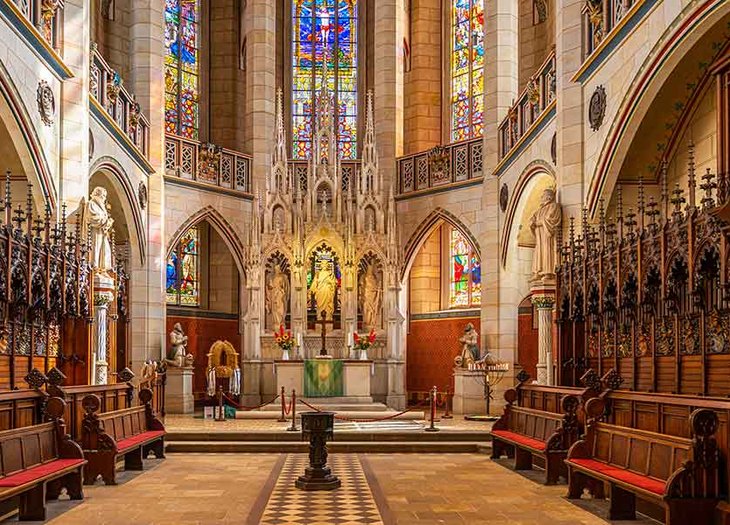 Innenansicht der Schlosskirche Wittenberg