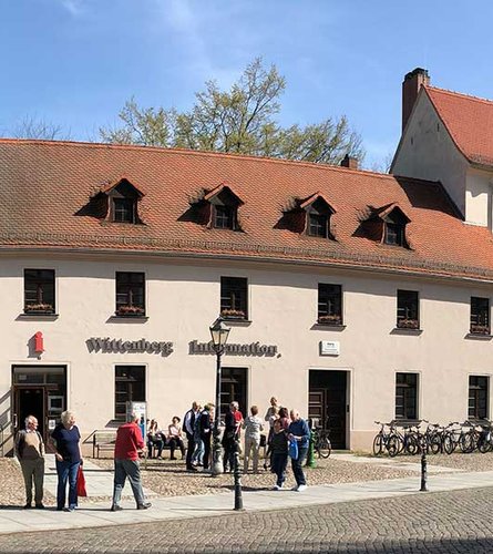Außenansicht der Tourist-Information Lutherstadt Wittenberg