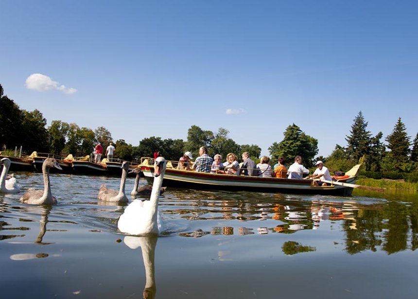 Gondelfahrt auf dem Wörlitzer See