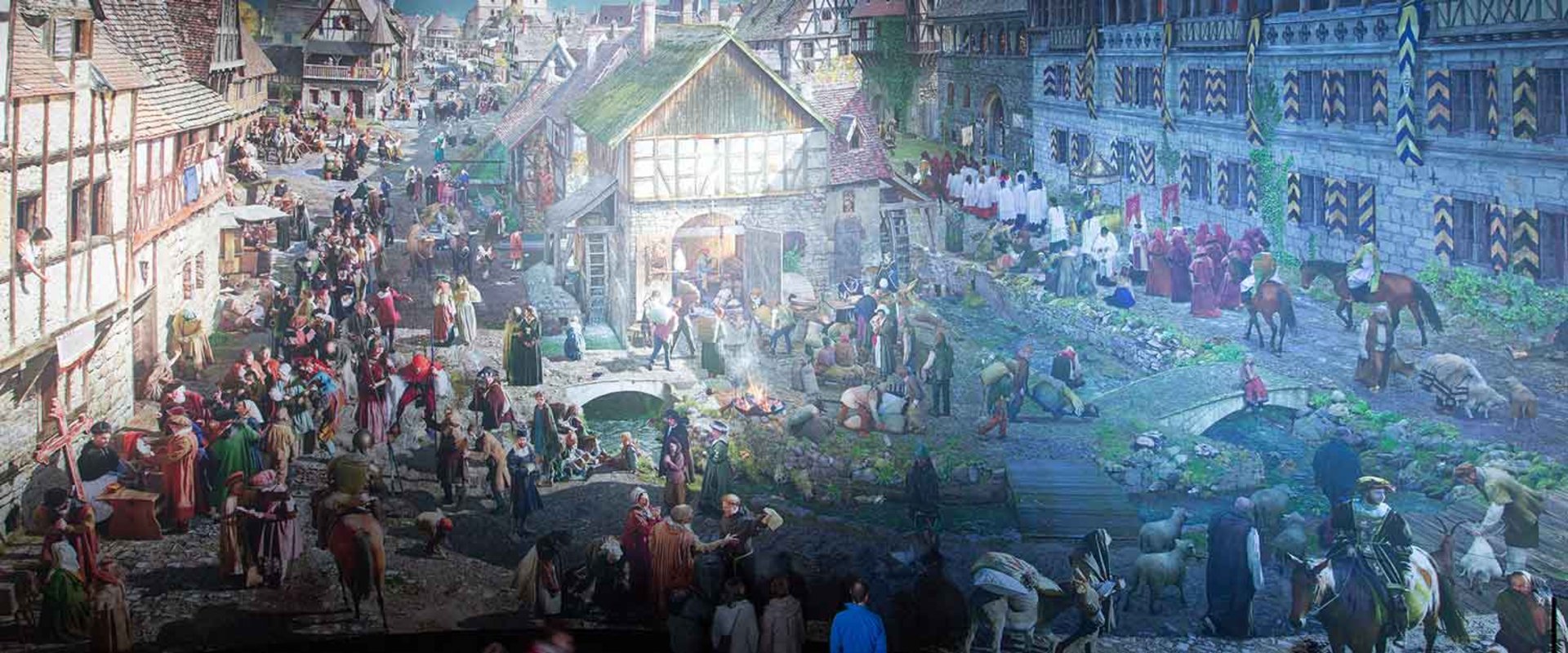 Innenansicht des Asisi-Panoramas Wittenberg