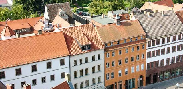 Luftbild Cranach-Haus Markt 4