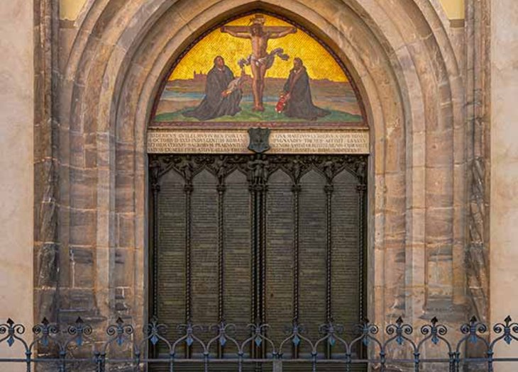 Thesentür an der Schlosskirche Wittenberg