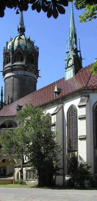 Schlosskirche Wittenberg Außenansicht
