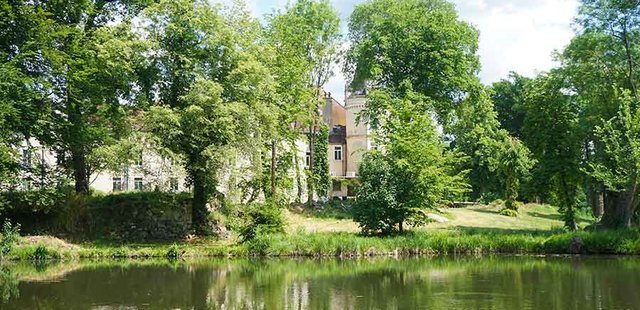 See im Schlosspark Burgkemnitz