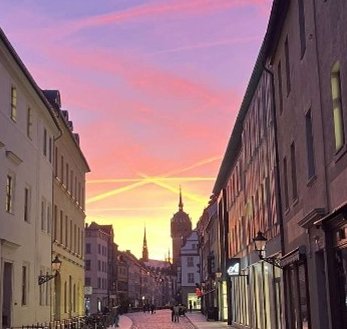 Gasse in Lutherstadt Wittenberg 