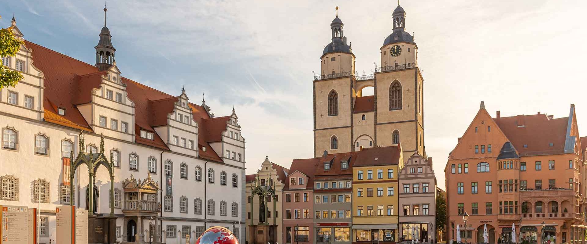 Marktplatz der Lutherstadt Wittenberg