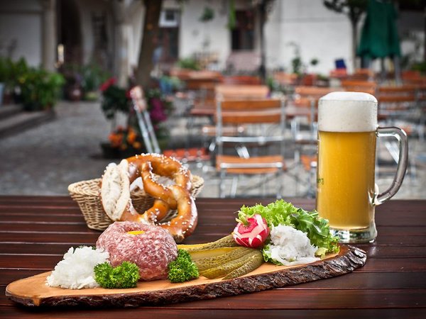 Brauhaus Wittenberg Brotzeit und Bier
