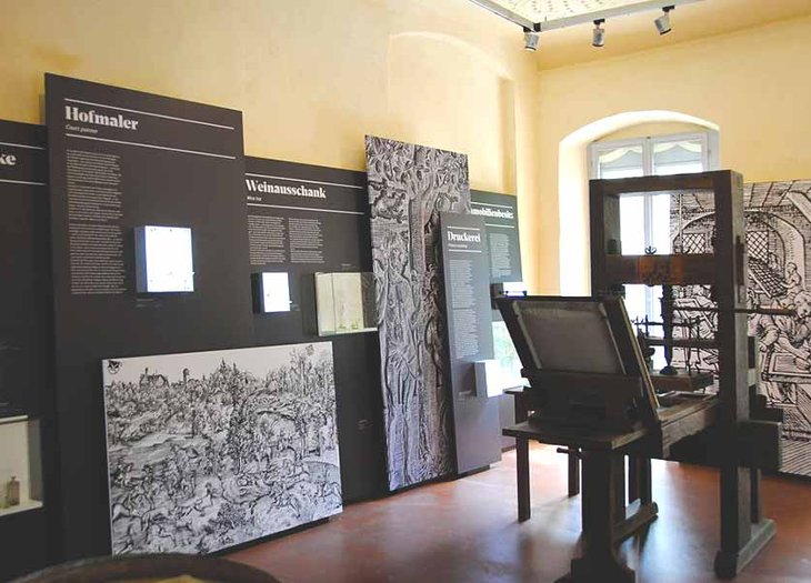 Ausstellung im Cranach-Haus, Druckerpresse