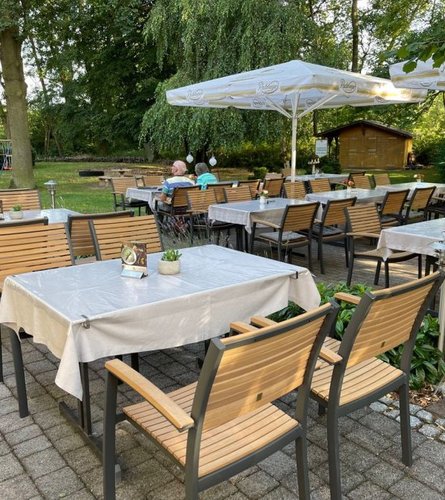 Biergarten im Restaurant Luther Birke