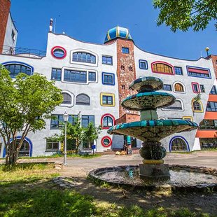 Außenbereich Hundertwasserschule
