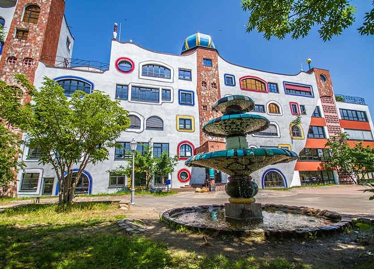 Außenbereich Hundertwasserschule