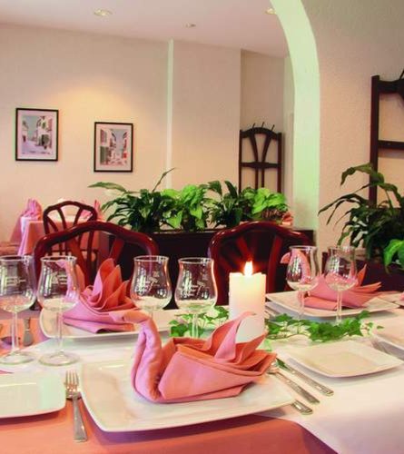 Restaurant in der Hotel-Pension Am Schwanenteich