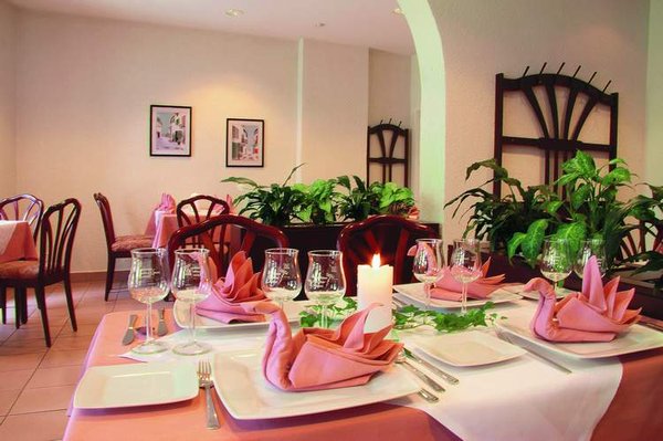 Restaurant in der Hotel-Pension Am Schwanenteich