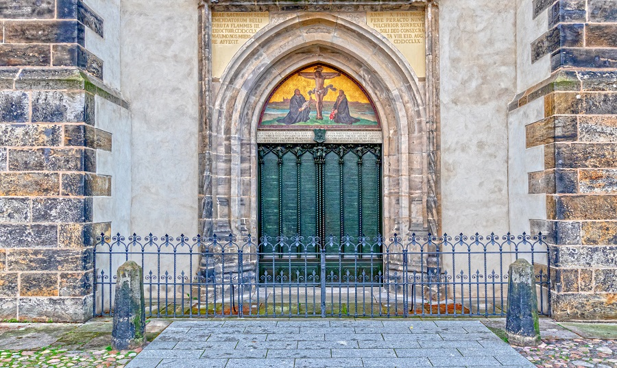 Thesen an der Schlosskirche Wittenberg