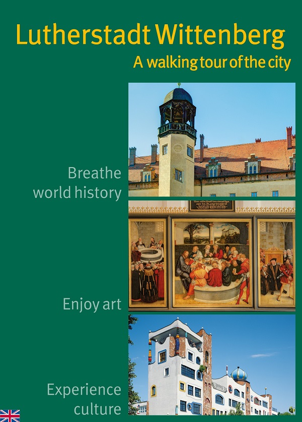 A book as city and art guide  of Lutherstadt Wittenberg 